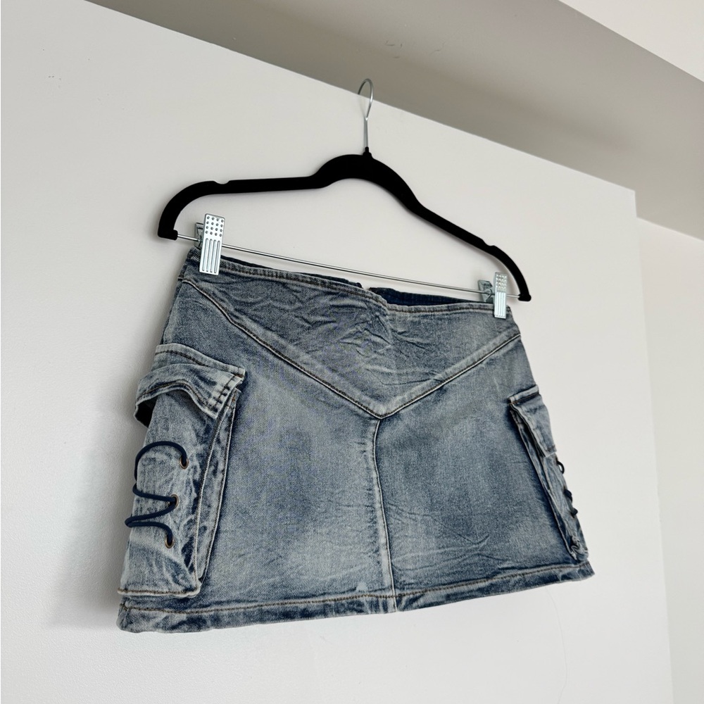 That’s So Fetch Denim Mini Skirt